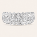9CT Pear Cut Lab Grown Diamond Eternity Ring