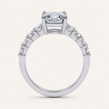 3.75CT Certified Lab Grown Diamond Engagement Ring