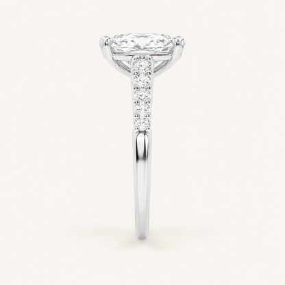3.75CT Certified Lab Grown Diamond Engagement Ring