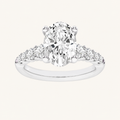 3.75CT Certified Lab Grown Diamond Engagement Ring