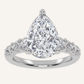 3.75CT Certified Lab Grown Diamond Engagement Ring