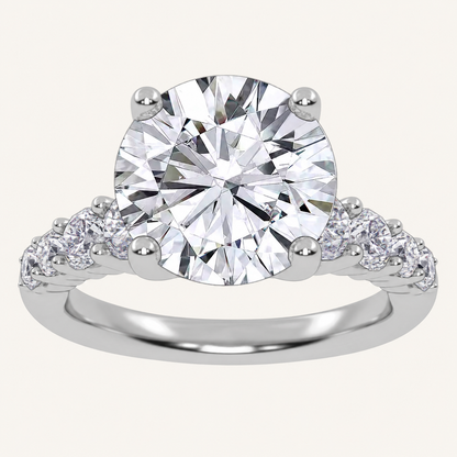 3.75CT Lab Grown Diamond Engagement Ring