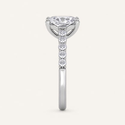 3.75CT Lab Grown Diamond Engagement Ring