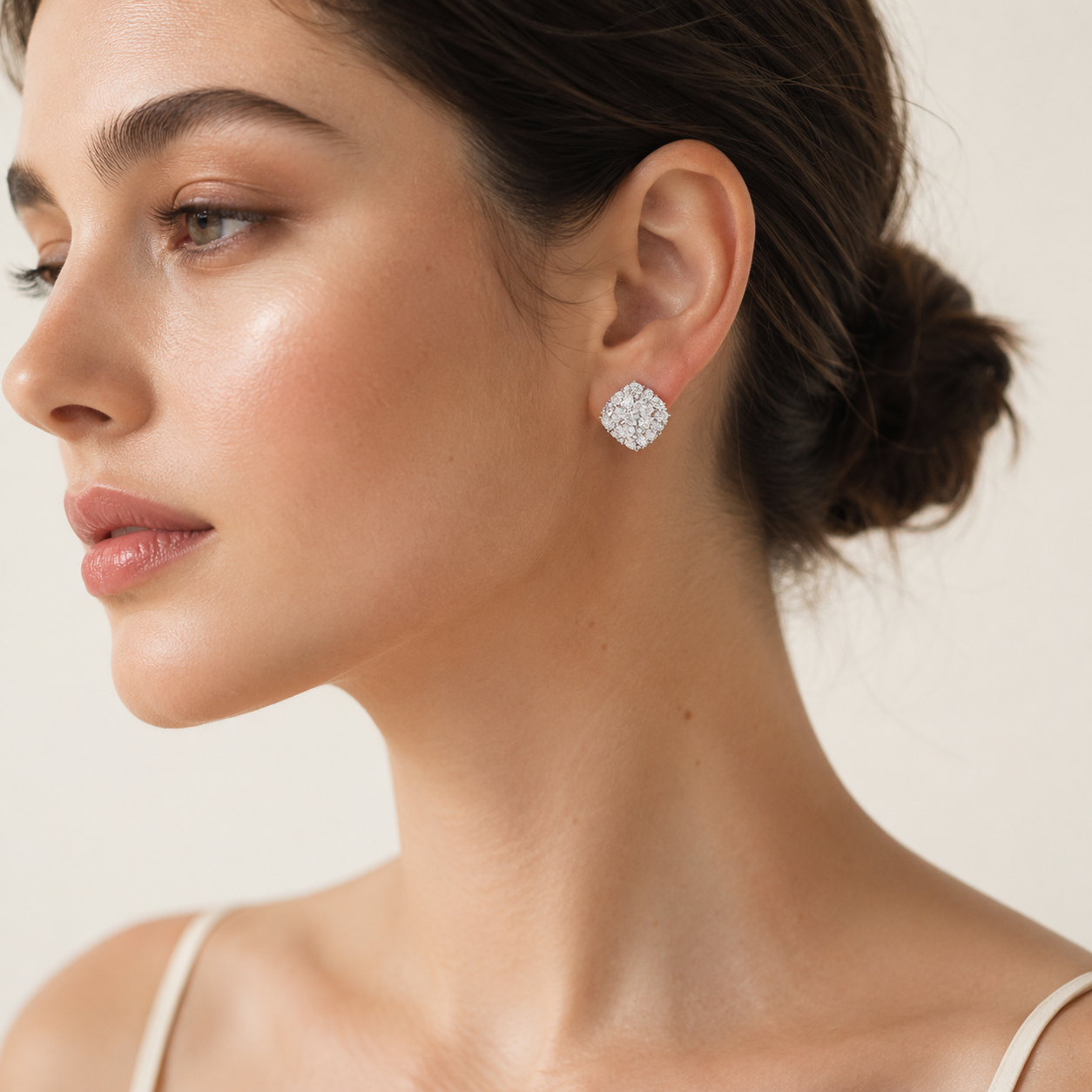 6CT Oval Cut Lab Grown Diamond Fashion Earrings