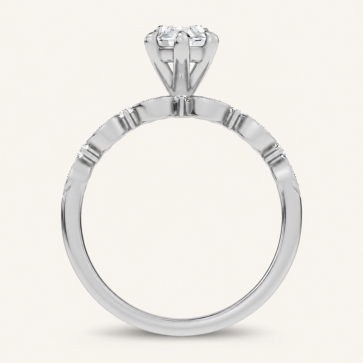 1.5CT Marquise Diamond Bridal Set
