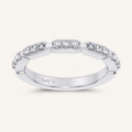 0.25CT Round Cut Certified Lab Grown Diamond Band