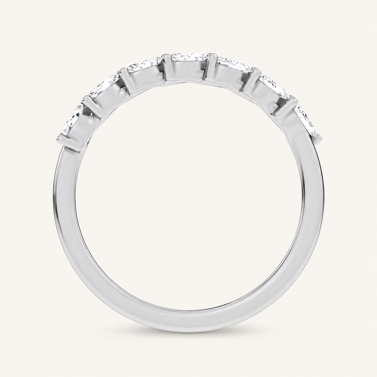 0.25CT Marquise Certified Lab Grown Diamond Band