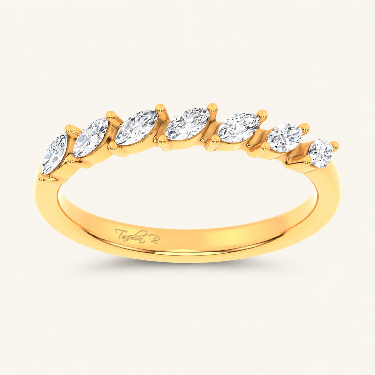 0.25CT Marquise Certified Lab Grown Diamond Band