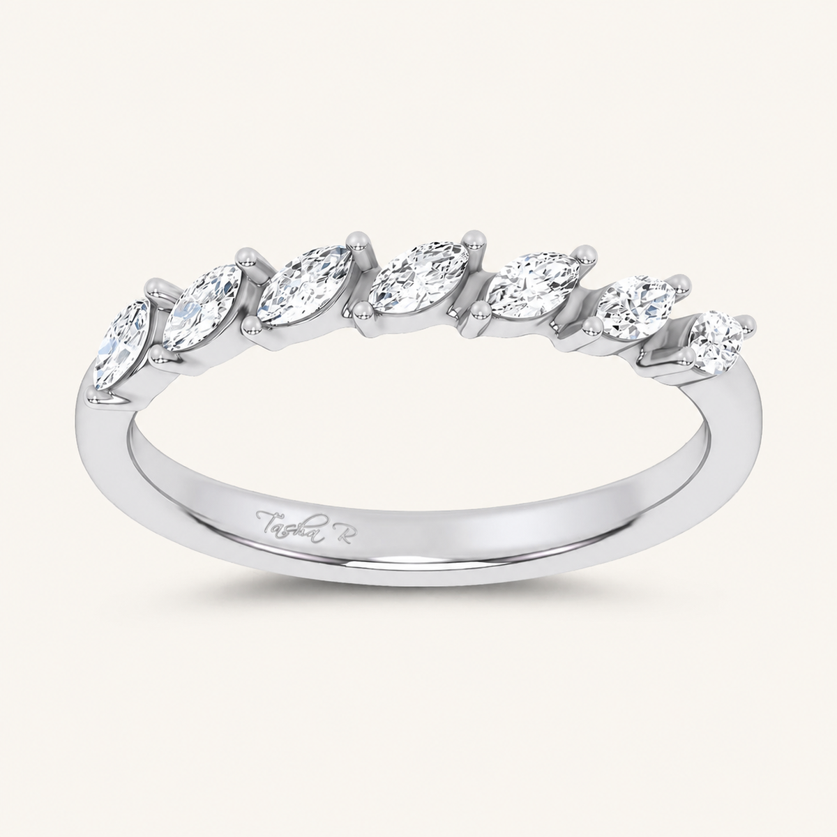 0.25CT Marquise Certified Lab Grown Diamond Band