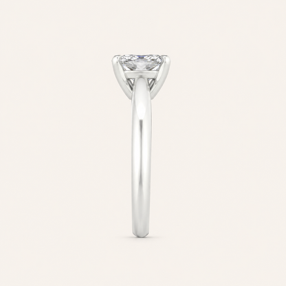 1.5CT Princess Cut Lab Grown Diamond Solitaire Ring