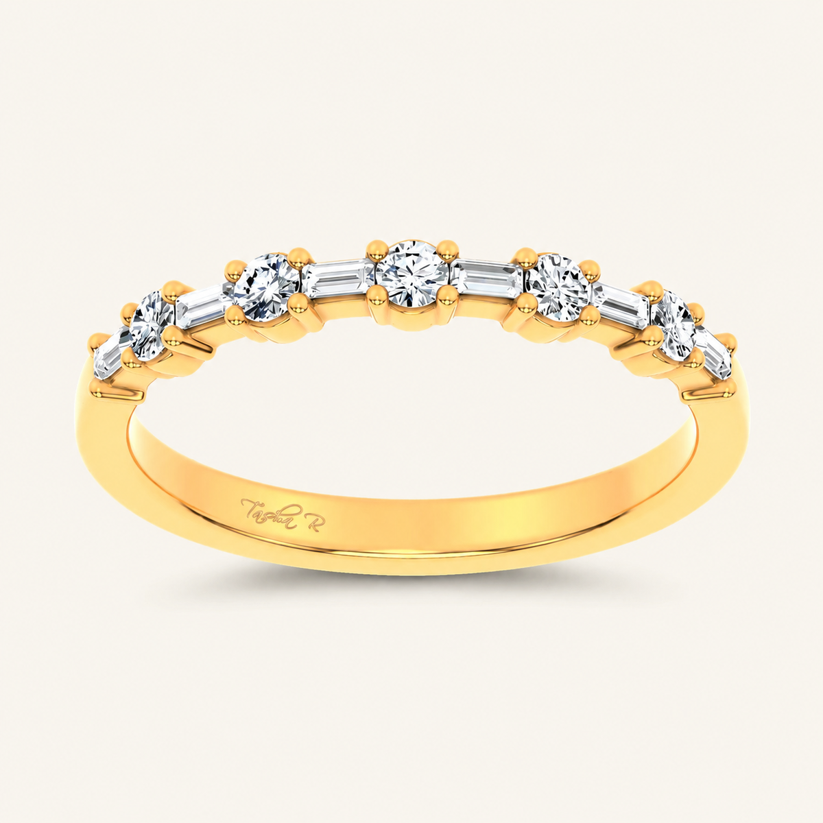 0.25CT Round Certified Lab Grown Diamond Band