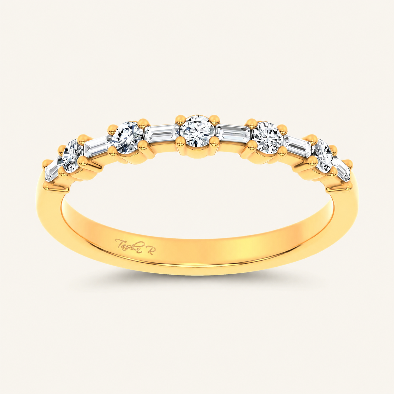 0.25CT Round Certified Lab Grown Diamond Band