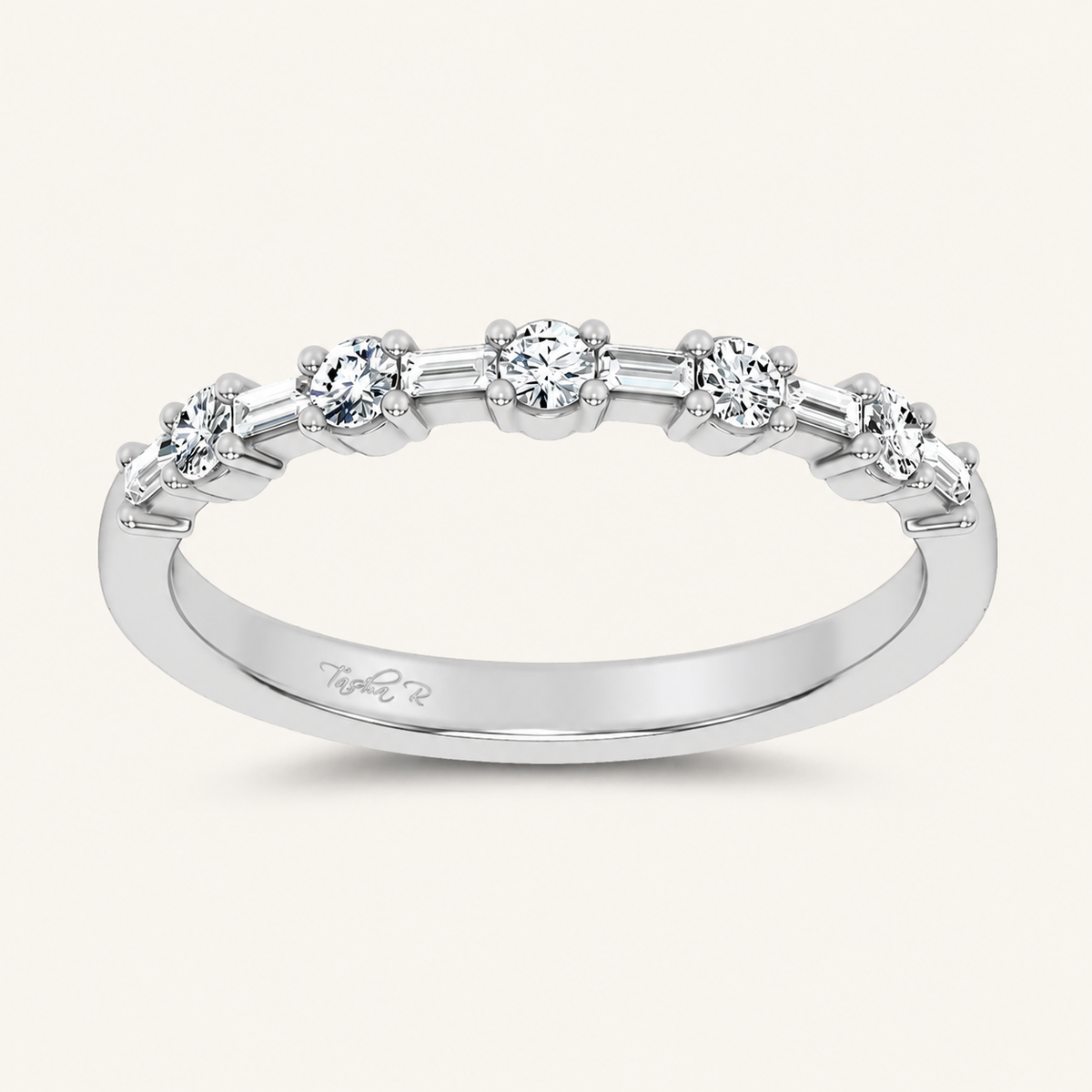 0.25CT Round Certified Lab Grown Diamond Band