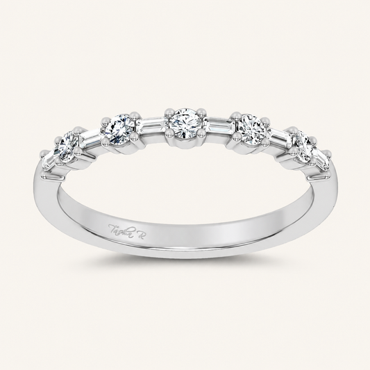0.25CT Round Certified Lab Grown Diamond Band