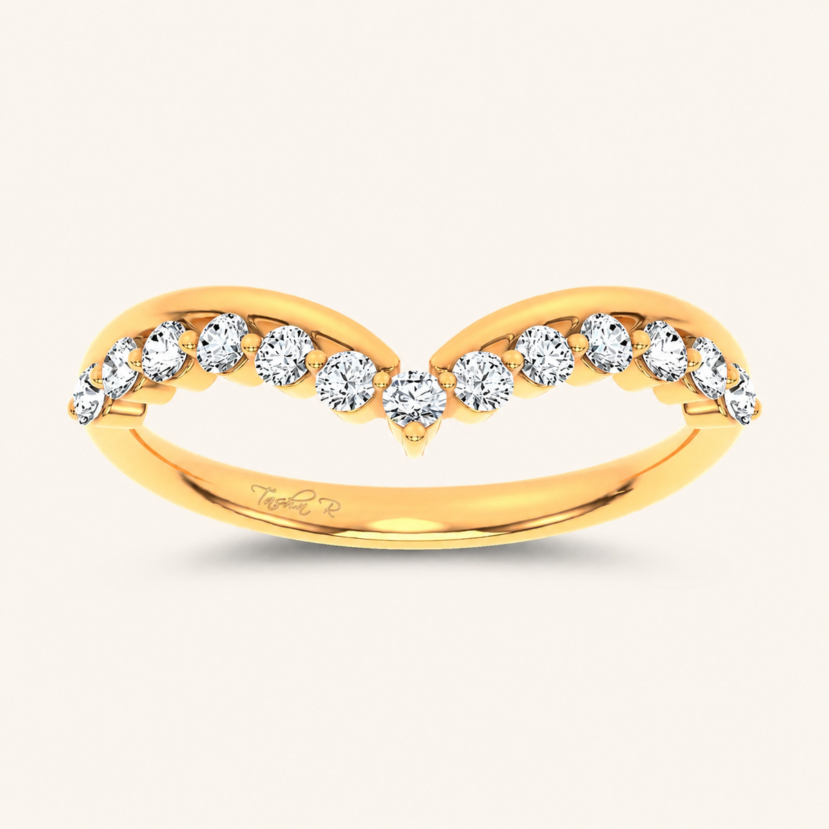 0.25CT Round Certified Lab Grown Diamond Enhancer Band
