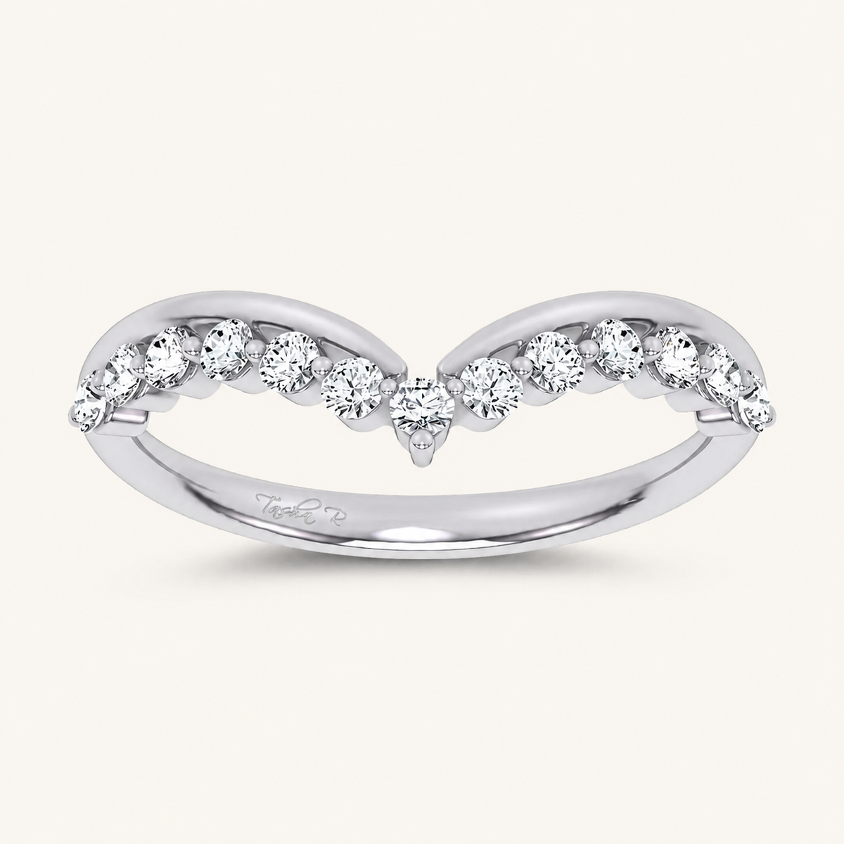 0.25CT Round Certified Lab Grown Diamond Enhancer Band