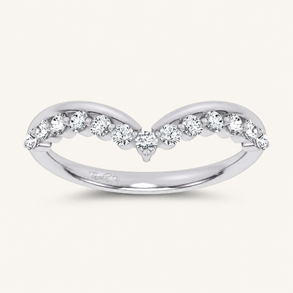 0.25CT Round Certified Lab Grown Diamond Enhancer Band