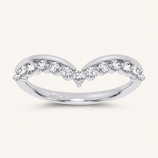 0.25CT Round Certified Lab Grown Diamond Enhancer Band