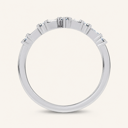 0.21CT Round Cut Certified Lab Grown Diamond Enhancer Band