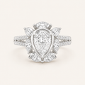 3.75CT Oval Cut Lab Grown Diamond Ring