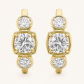 3CT Lab-Grown Diamond Huggie Hoop Earring