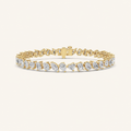 8CT Mixed Shape Lab Grown Diamond Bracelet