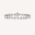 10.50CT Mixed Shape Lab Grown Diamond North South Bracelet