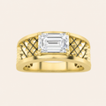 2CT Radiant Cut Diamond Ring