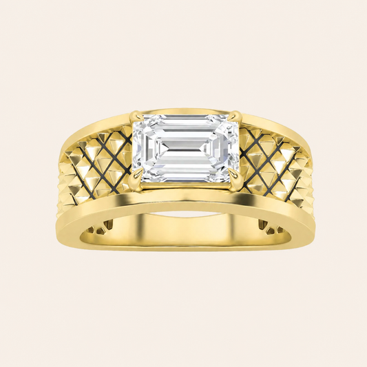 2CT Radiant Cut Diamond Ring