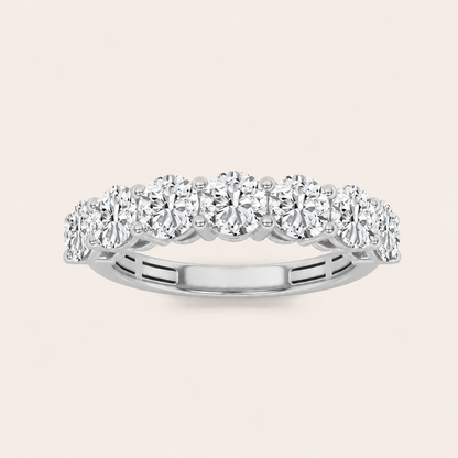 Round Cut Lab Grown Diamond Band Ring