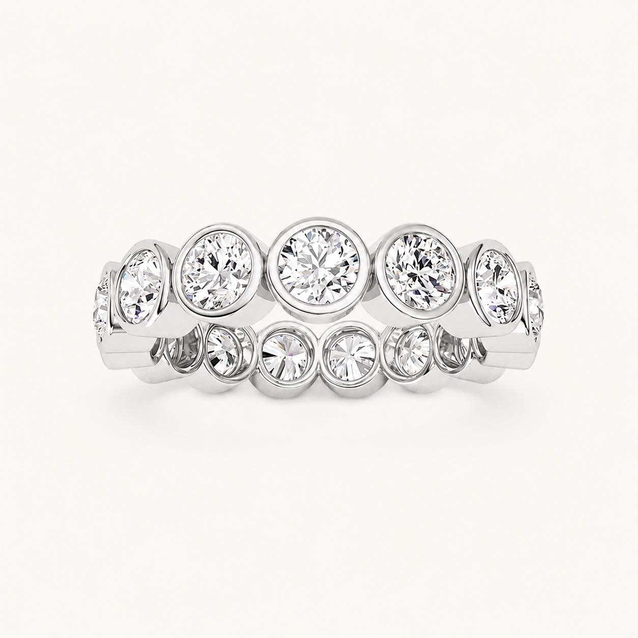 2CT Round Cut Diamond Ring