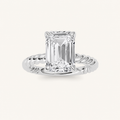 Emerald Cut Lab Grown Diamond Ring