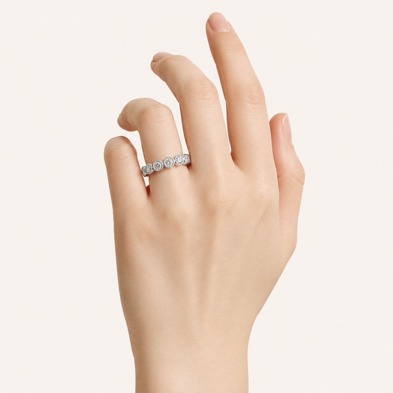 1.8CT Round Cut Diamond Ring