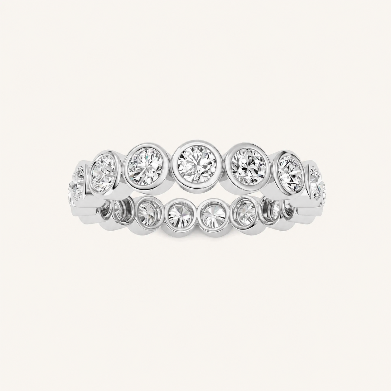 1.8CT Round Cut Diamond Ring