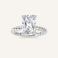 3Ct Radiant Cut Lab Grown Diamond Solitaire Ring