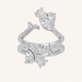 2CT Marquise Cut Lab Grown Diamond Insert Jacket Ring