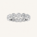 1.5CT Round Cut Lab Grown Diamond Eternity Ring