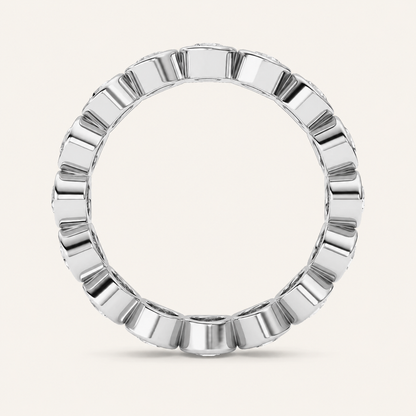 1.6CT Round Cut Lab Grown Diamond Eternity Ring
