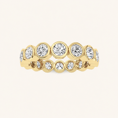 1.6CT Round Cut Lab Grown Diamond Eternity Ring