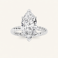 Marquise Cut Lab Grown Diamond Ring