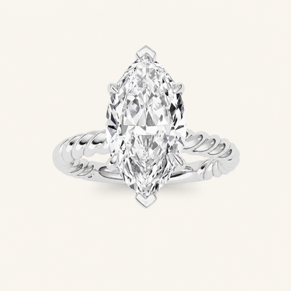 Marquise Cut Lab Grown Diamond Ring