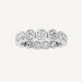 1.9CT Round Cut Diamond Eternity Ring