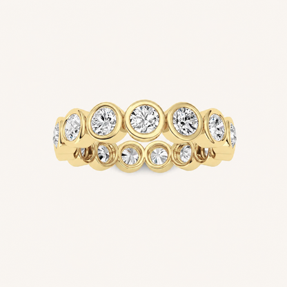 1.8CT Round Cut Lab Grown Diamond Eternity Ring