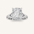 Elongated Cushion Cut Lab Grown Diamond Solitaire Ring