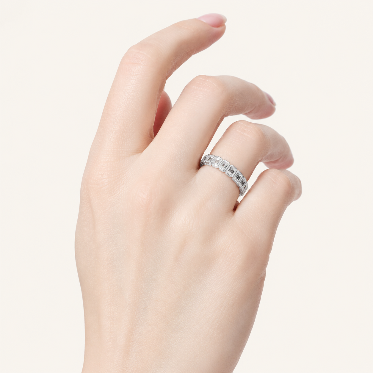 2.6CT Emerald Cut Diamond Ring