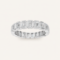 2.6CT Emerald Cut Diamond Ring