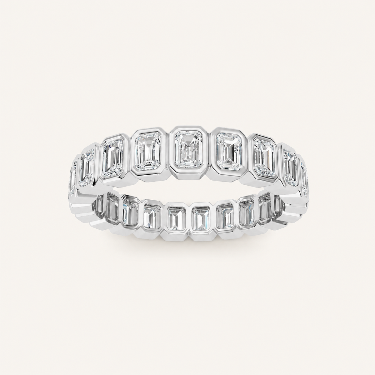2.6CT Emerald Cut Diamond Ring