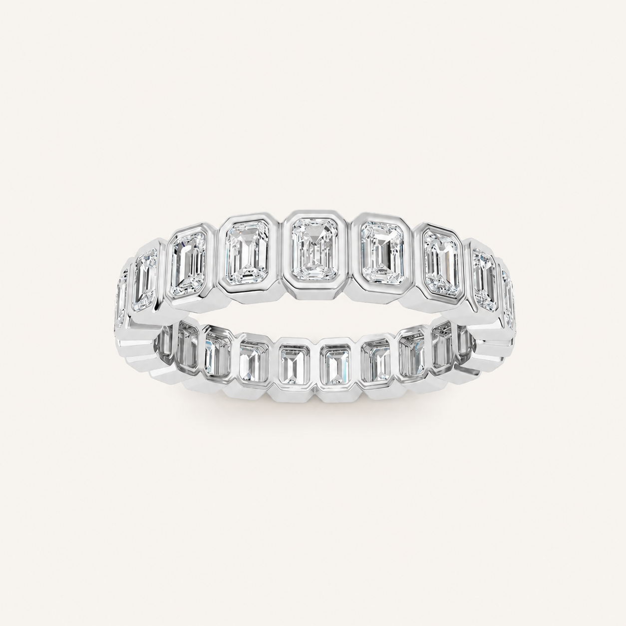 2.6CT Emerald Cut Diamond Ring