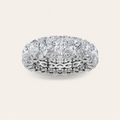6CT Oval Cut Lab Grown Diamond Eternity Ring
