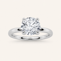 1.5CT Round Cut Lab Grown Diamond Classic Solitaire Ring
